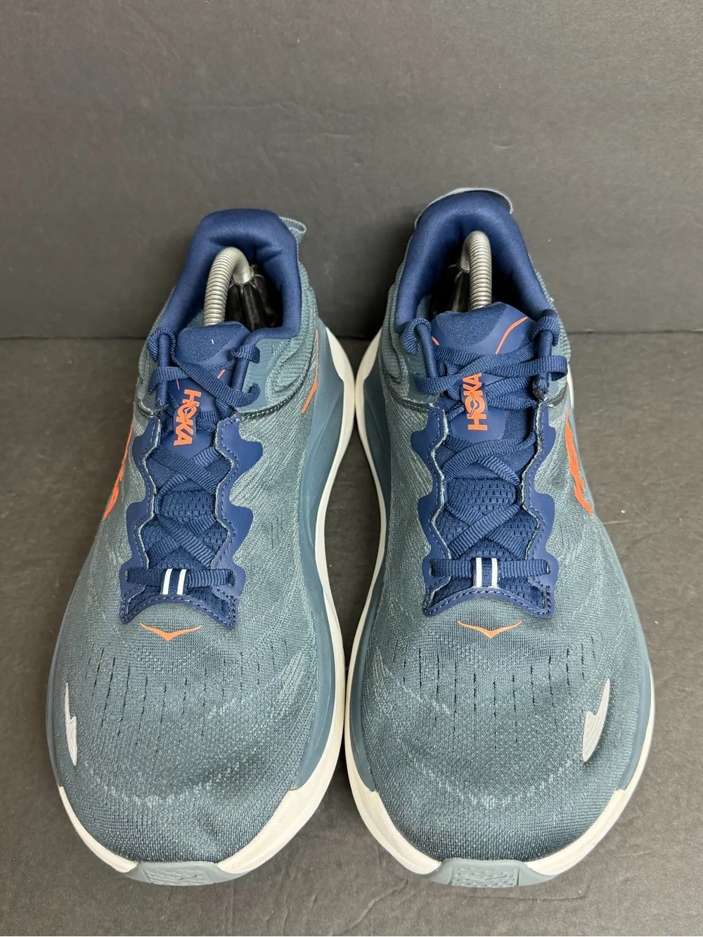 Hoka Gaviota 6 Mens 9.5 4E X-Wide Blue Orange Running Shoes 1171936 MLFD NWOB